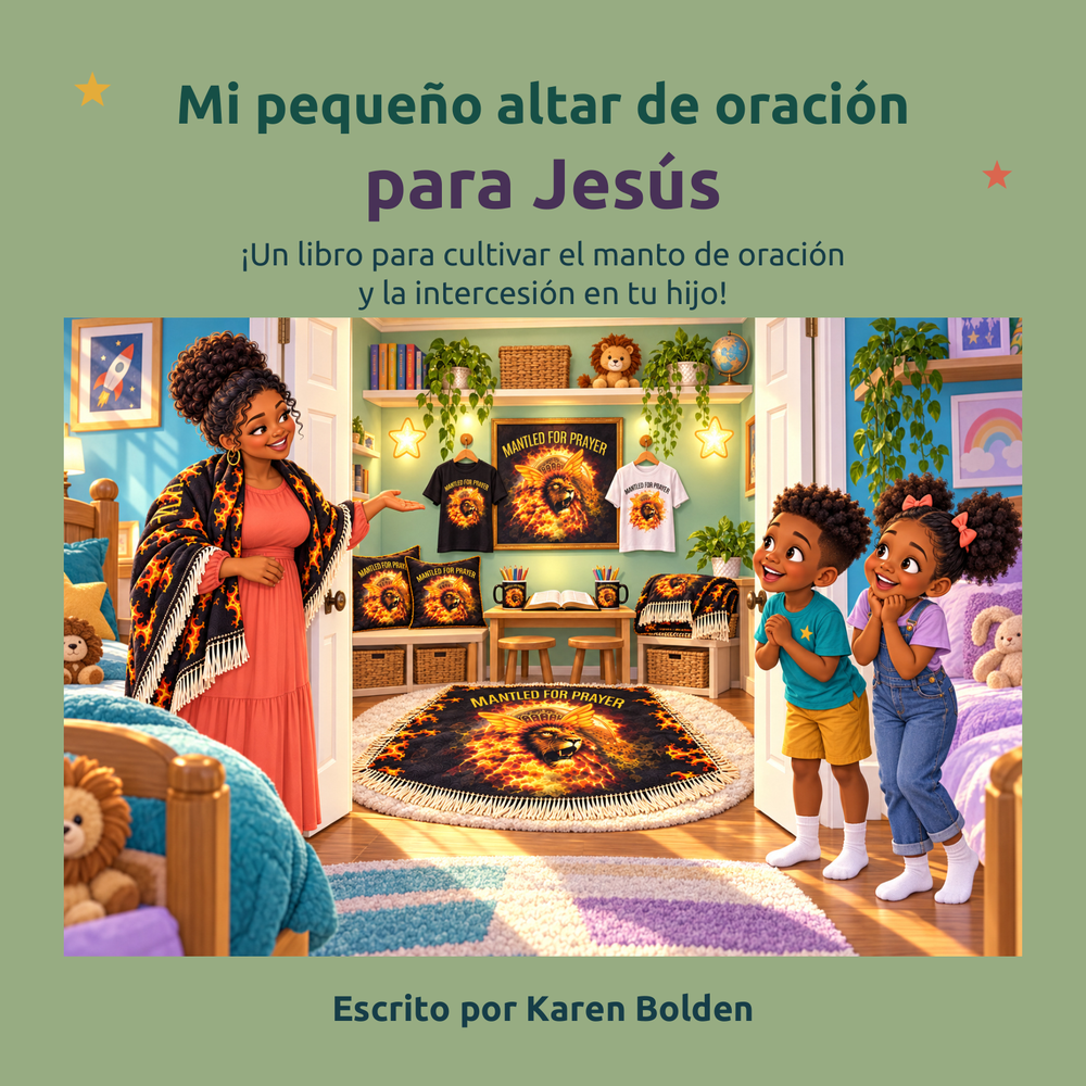 Cover of Mi pequeño altar de oración para Jesús by Karen Bolden, the Spanish edition